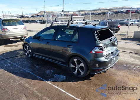2015 Volkswagen Golf Gti 2.0T S 4-Door z USA, uszkodzony, nr VIN 03VW5T7AUFM101047